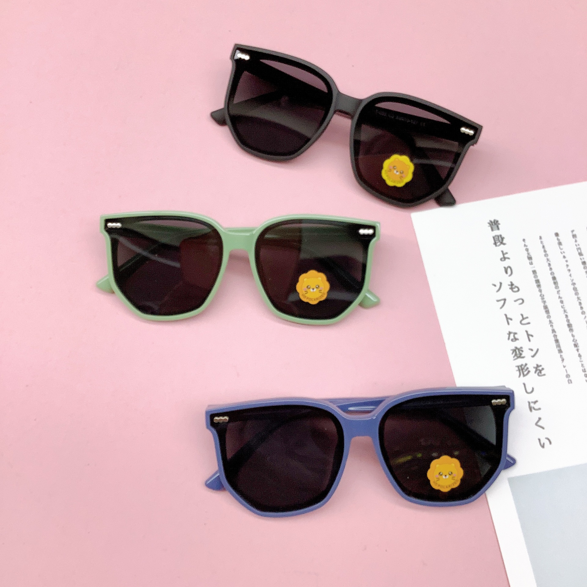 Silicone Polarized UV Protection Kids Sunglasses Box Concave Shape Baby Travel Sunglasses Fashion Sunglasses