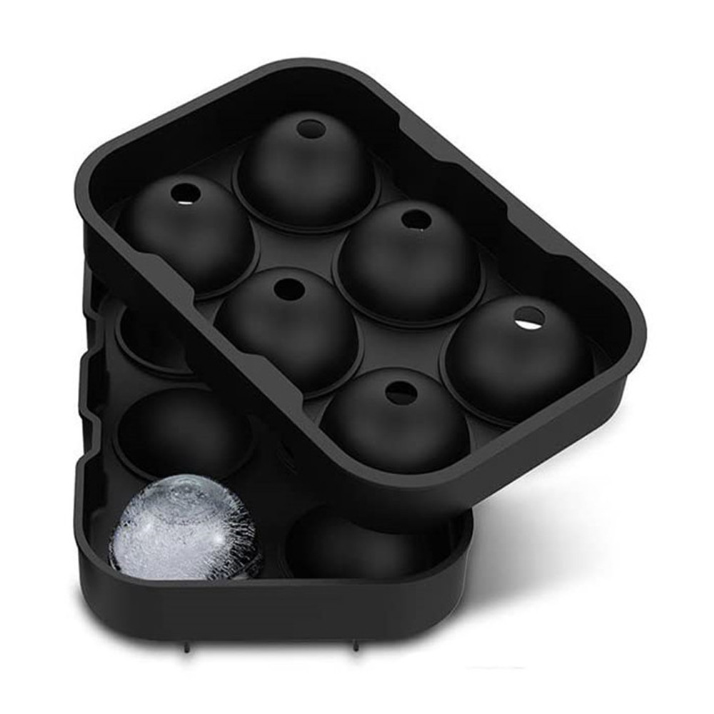 食品级硅胶6连圆球冰球模具硅胶6连圆球冰格6连冰球模水信玄饼模