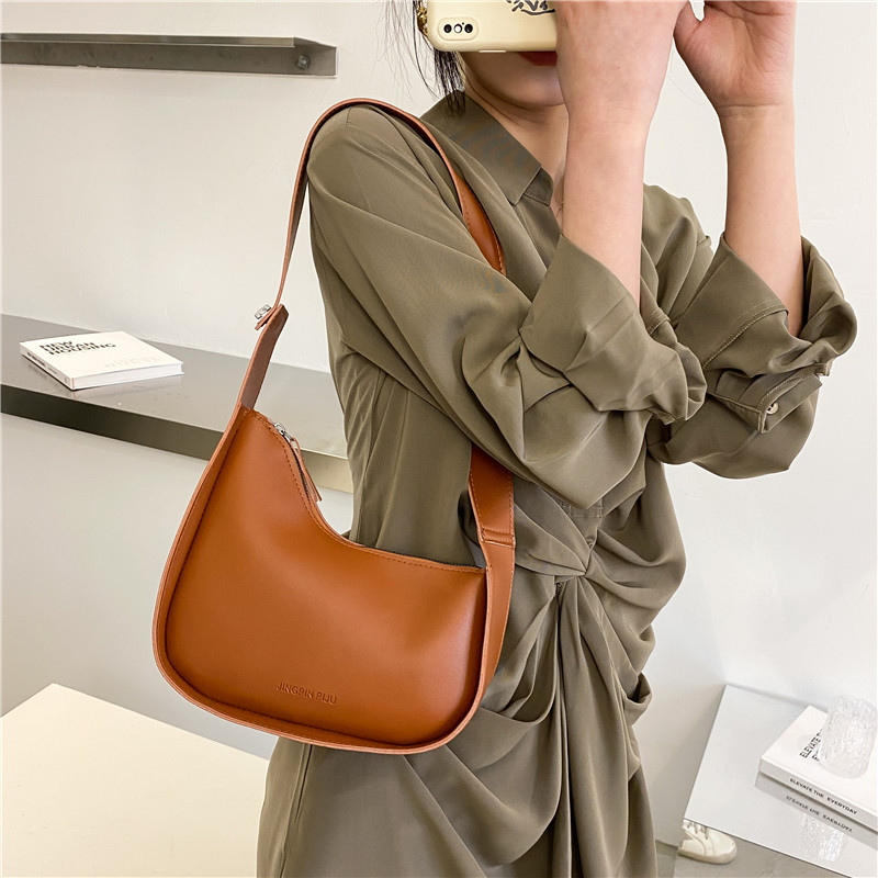 Women's Bag 2021 Spring and Summer New Fashion Korean Style Shoulder Bag Western Style Messenger Bag Retro Underarm Bag