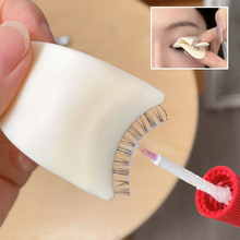 1Pc White Plastic Eyelash Applicator Tweezers Eye Lashes 跨