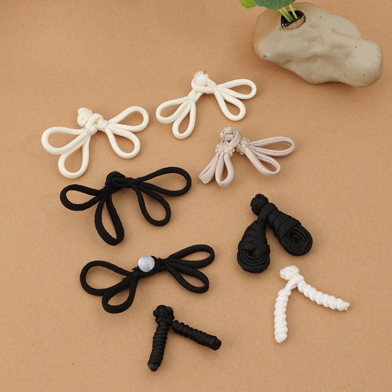 旗袍盘扣复古中式服饰手工中国风珍珠盘扣针织衫纽扣民族风燕尾扣