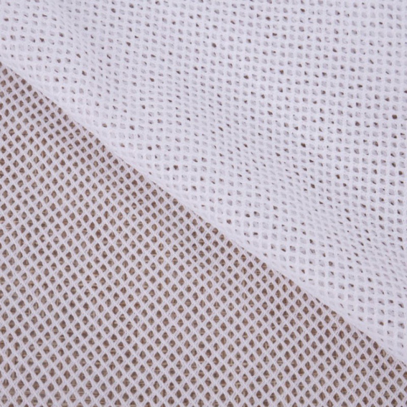 网格布网布网纱网眼布料制服运动服装钓鱼网布料面料辅料黑白色