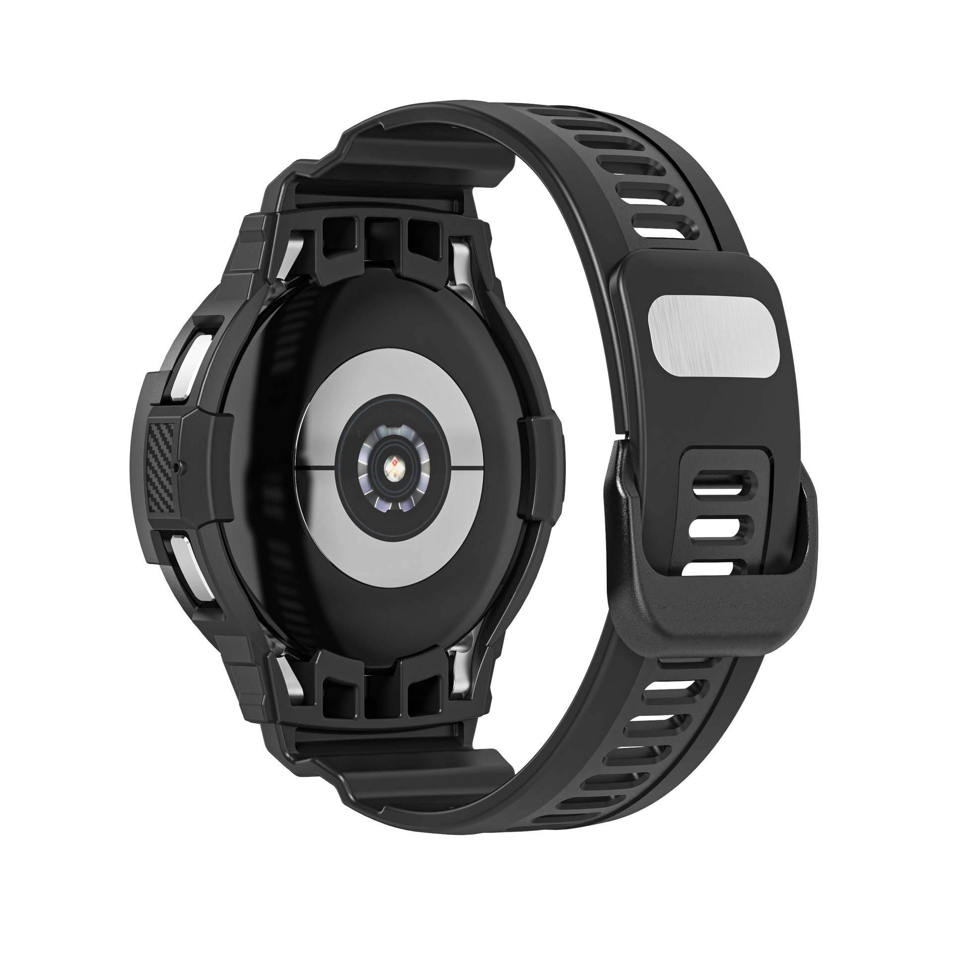 适用三星galaxy watch4/classic手表纯色tpu一体运动款表带4246mm