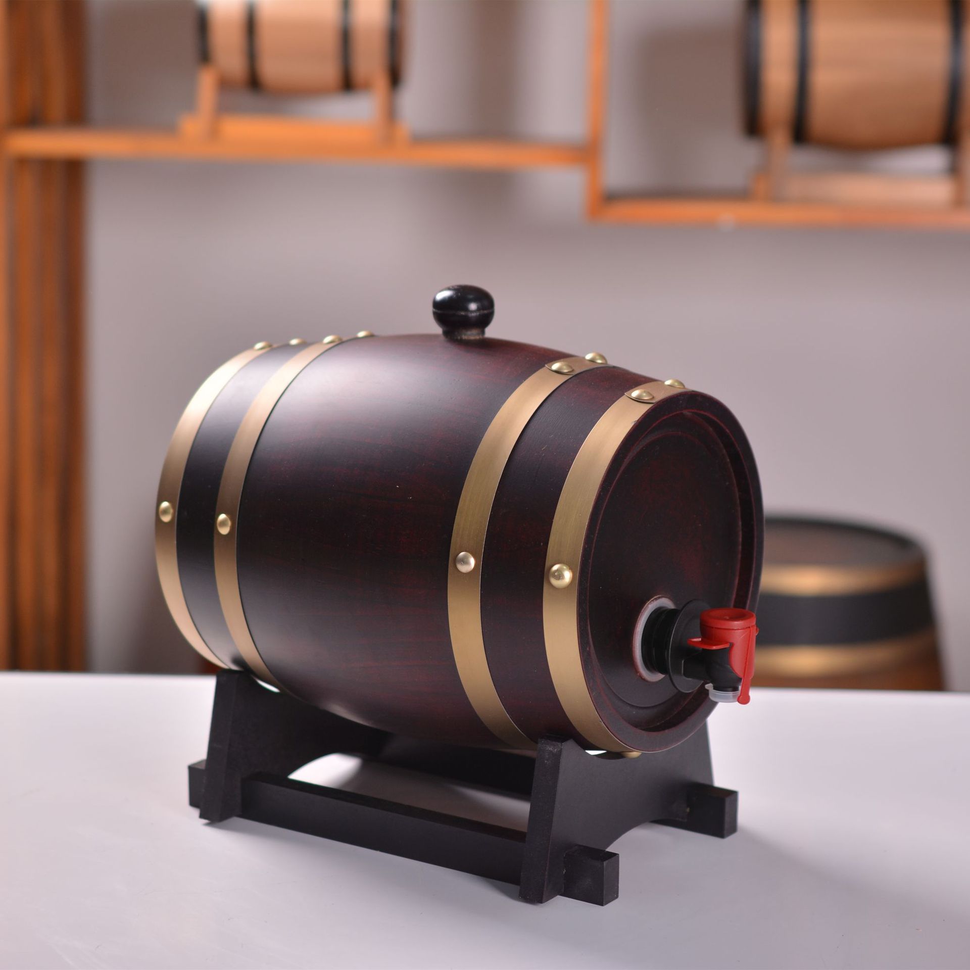 2成交565个葡萄酒木制酒桶酒吧家用装饰啤酒桶法国酒窖酒桶松木白酒