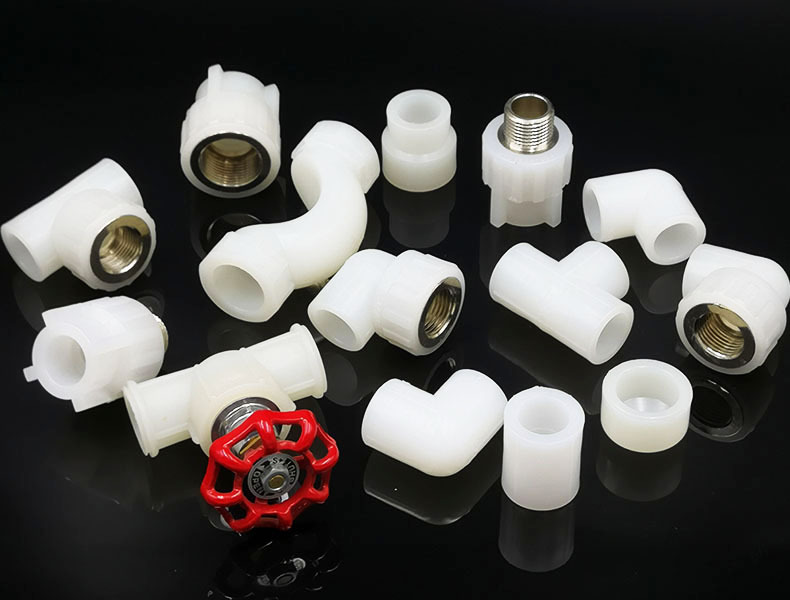 地暖配件pert直接三通弯头管帽管件 规格齐全地暖用