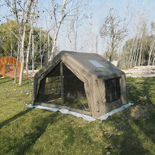 军鑫coody充气帐篷军事风格可拓展一室一厅户外露营营地帐免搭建