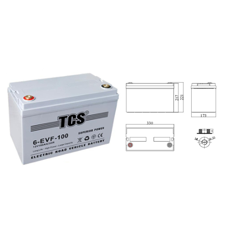 Battery Tcs 6-evf-100 12V Sightseeing Car Power Valve-Controlled Washing Machine New Energy Battery