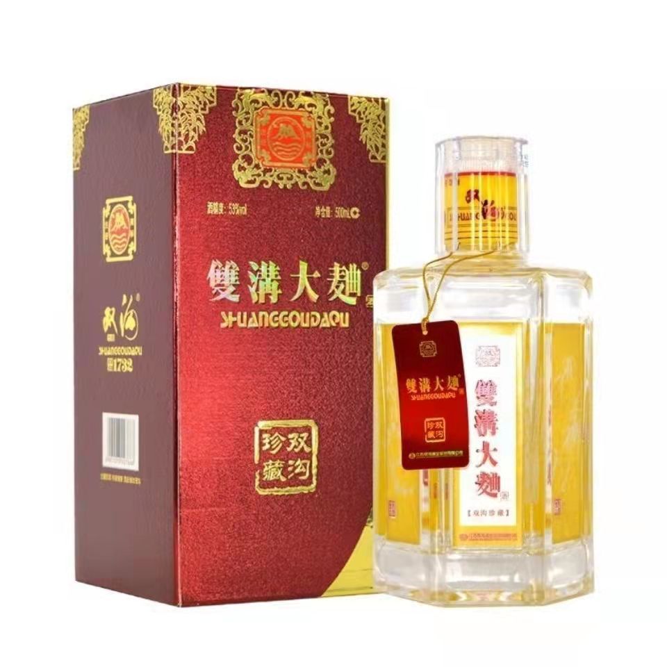 批发 双沟大曲珍藏53度500批发 l白酒整箱批发浓香型纯粮食 六瓶