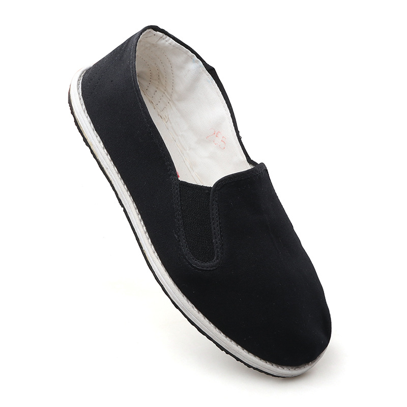 3539健步布鞋一脚蹬老北京布鞋男千层底休闲布鞋软底中年单鞋