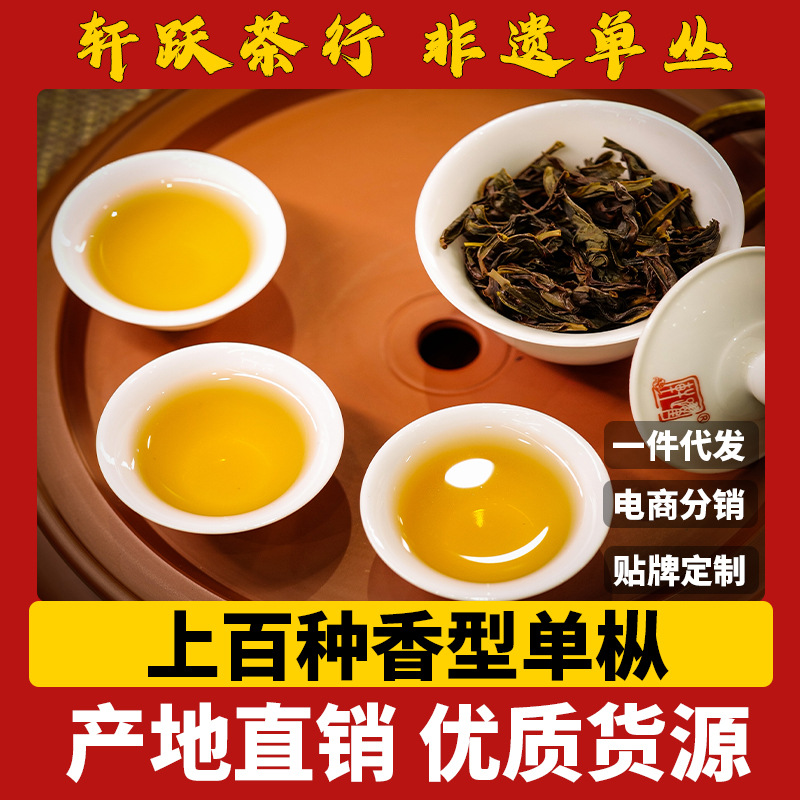 黄枝香单丛礼品茶叶批发工厂凤凰单枞潮州乌龙茶250g礼盒装单丛茶