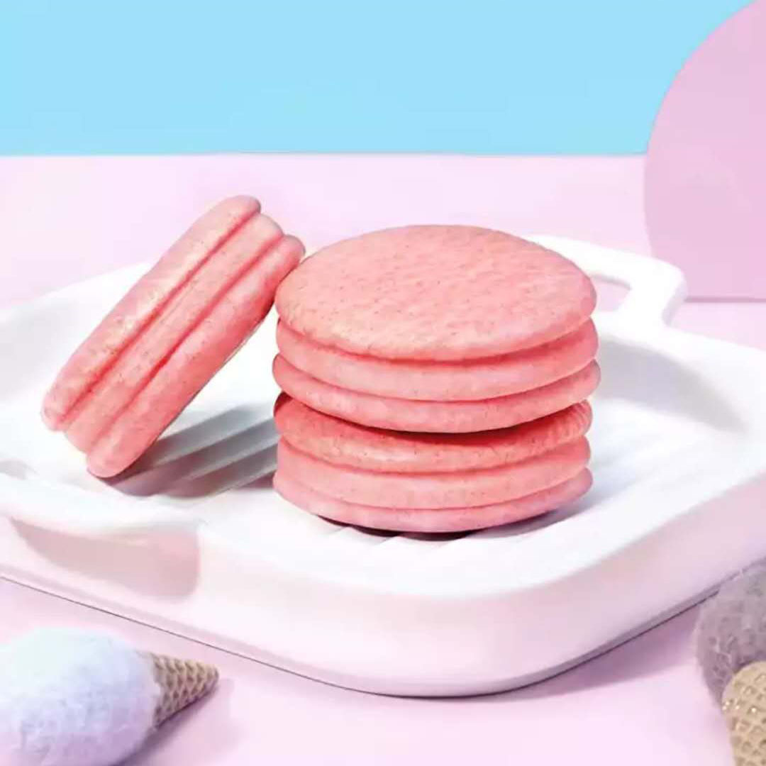 好丽友派轻雪草莓味6枚新草莓派草莓夹心蛋糕下午茶休闲零食糕点