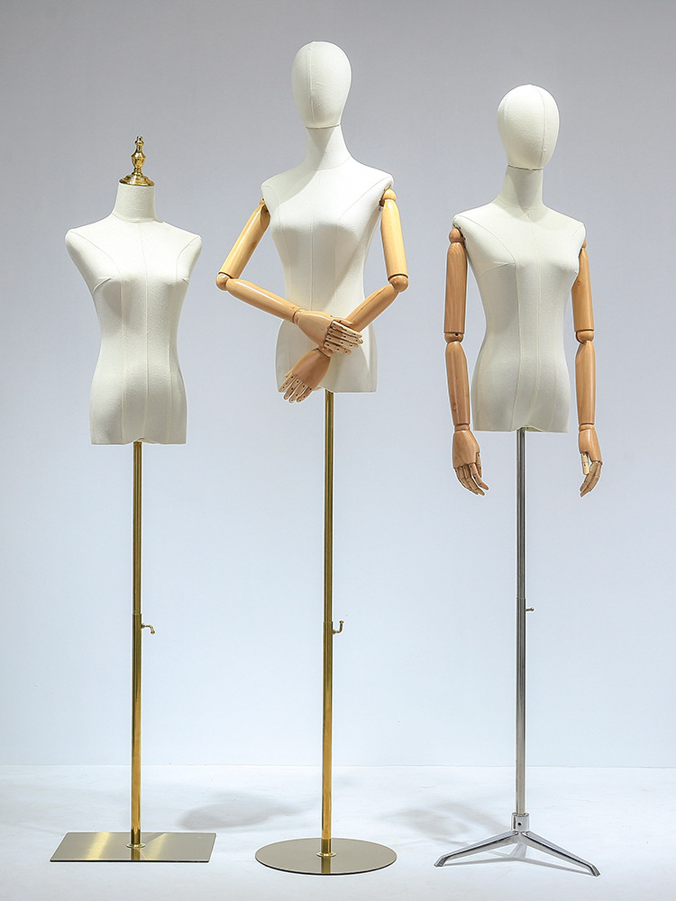 女装模特拍照围巾服装展专卖店架子展示架模型橱窗展示台半身女模