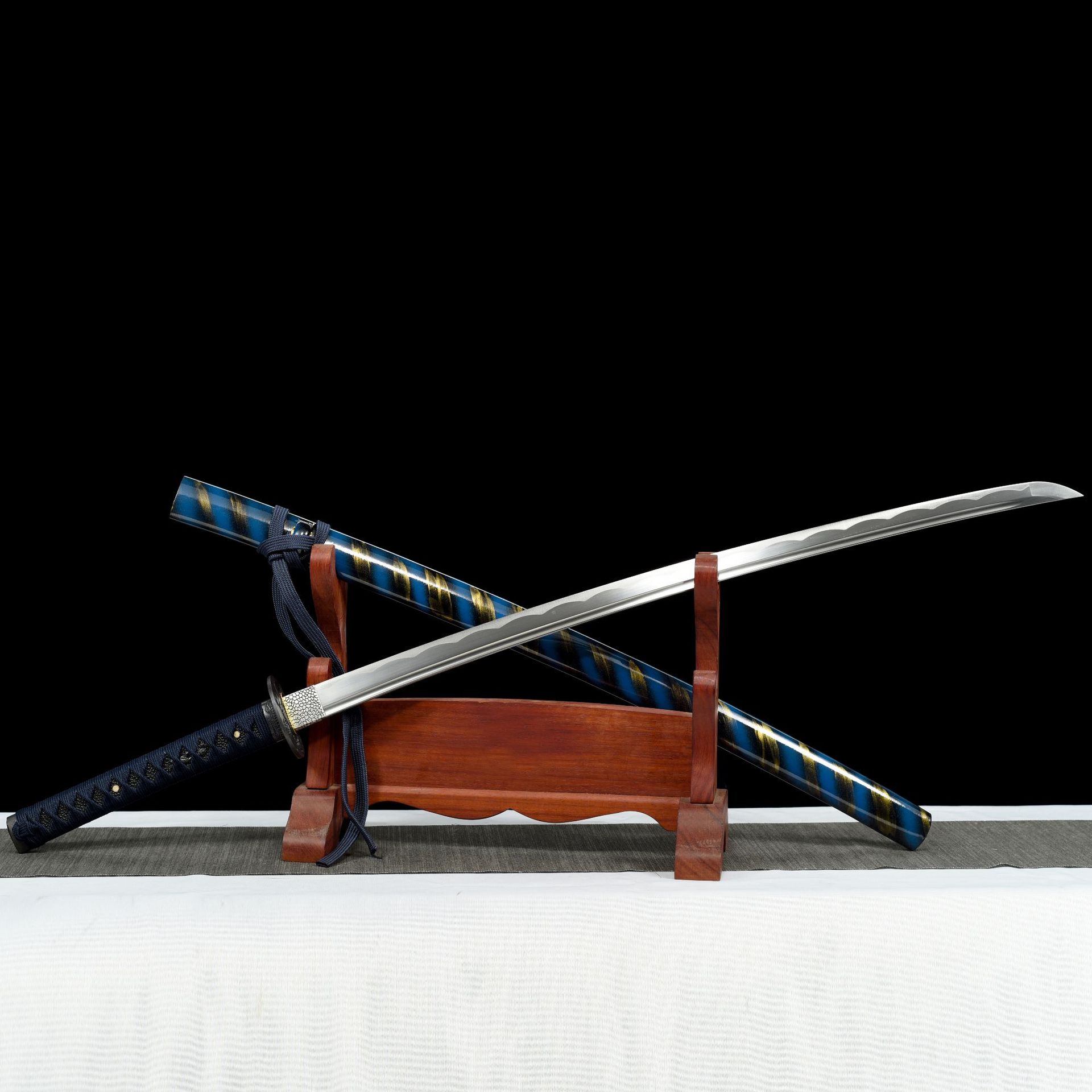 龙泉市刀剑中碳钢手工锻打日式刀镇宅宝剑冷兵器影视收藏品未开刃