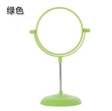 Factory Custom Dressing Simple Double-Sided round Mirror Makeup Mirror Princess Mirror Home Desktop Portable Dormitory Desktop