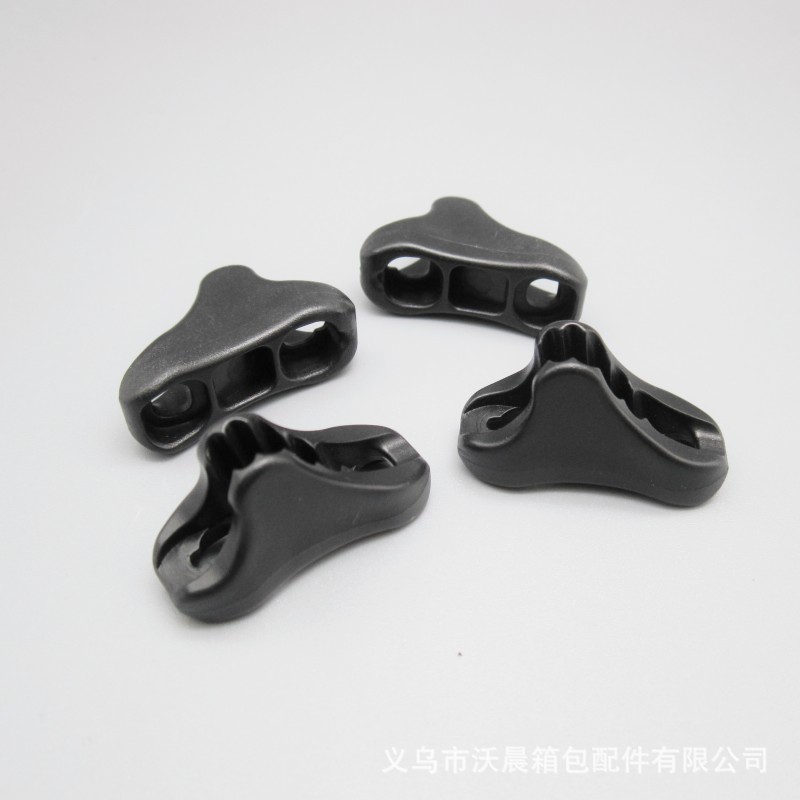 Canopy Tent Black Fixing Buckle Tent Three-Hole Connection Buckle Outdoor Camping Windproof Triangle Buckle Tent Accessories