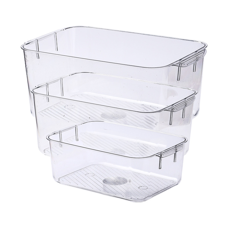 Desktop Transparent Storage Box Wholesale Cosmetics and Jewelry Organizing Box Books Snacks Sundries Acrylic Storage Basket