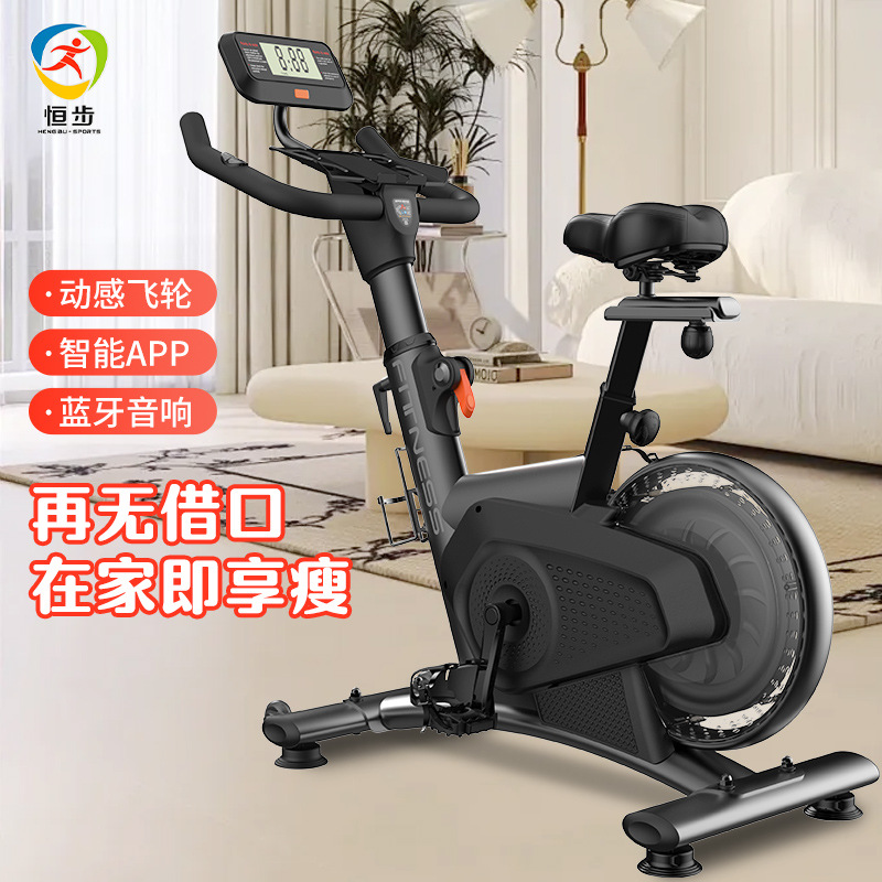 健身房室内磁控健身车脚踏车商用健身自行车小型家用动感单车批发