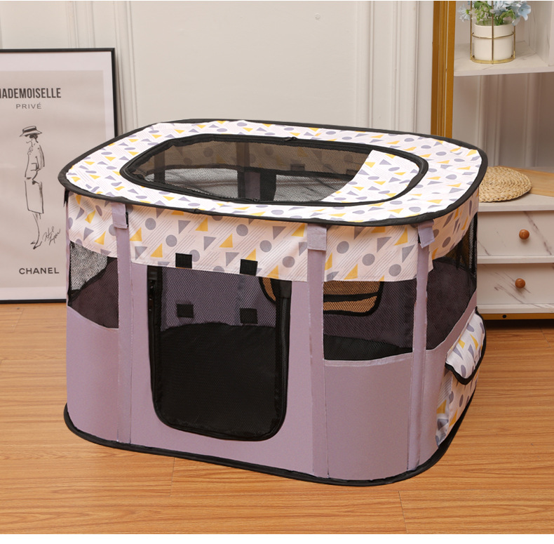 Pet Supplies Cat Nest Villa Cat Dog Cage Wholesale Closed Pet Fence Tent Large Space Baby Cat Delivery Room