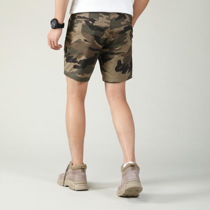 Camouflage Workwear Shorts Men's Loose Men's Casual Pants Fifth Pants Summer Menswear Cross-Border