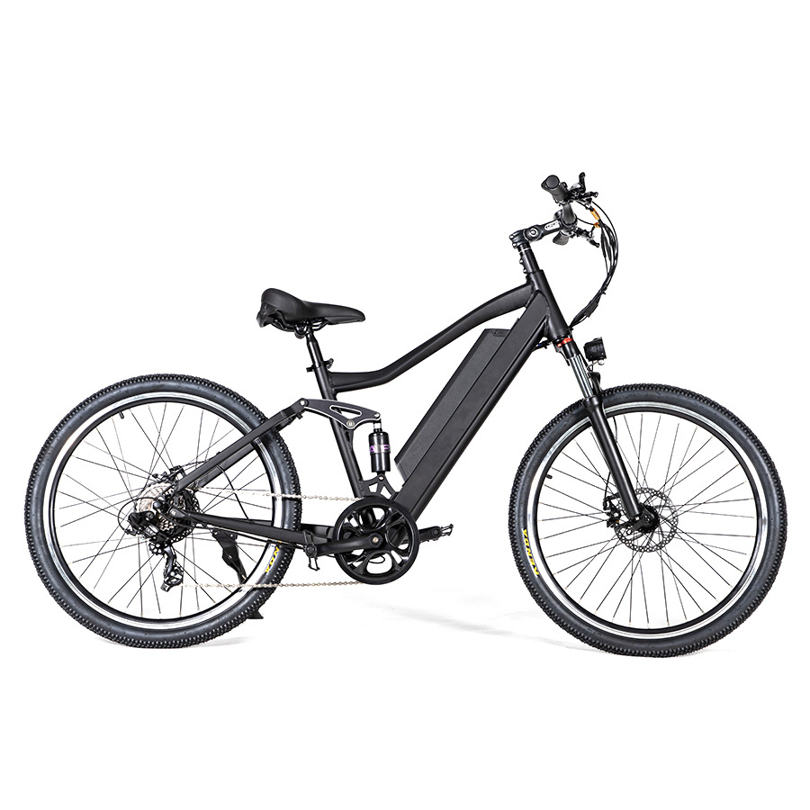 18寸48v60v500w电动自行车助力车锂电哈雷油刹出口外贸载重王外贸