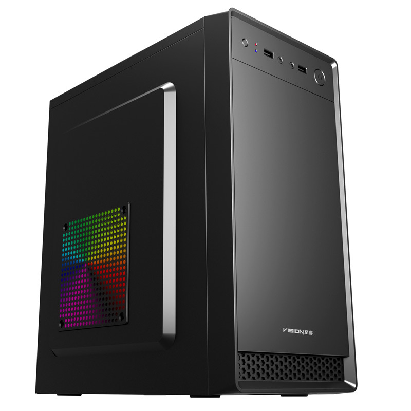 至睿商悦5 u2版机箱 迷你商务办公机箱台式机电脑迷你atx小机箱