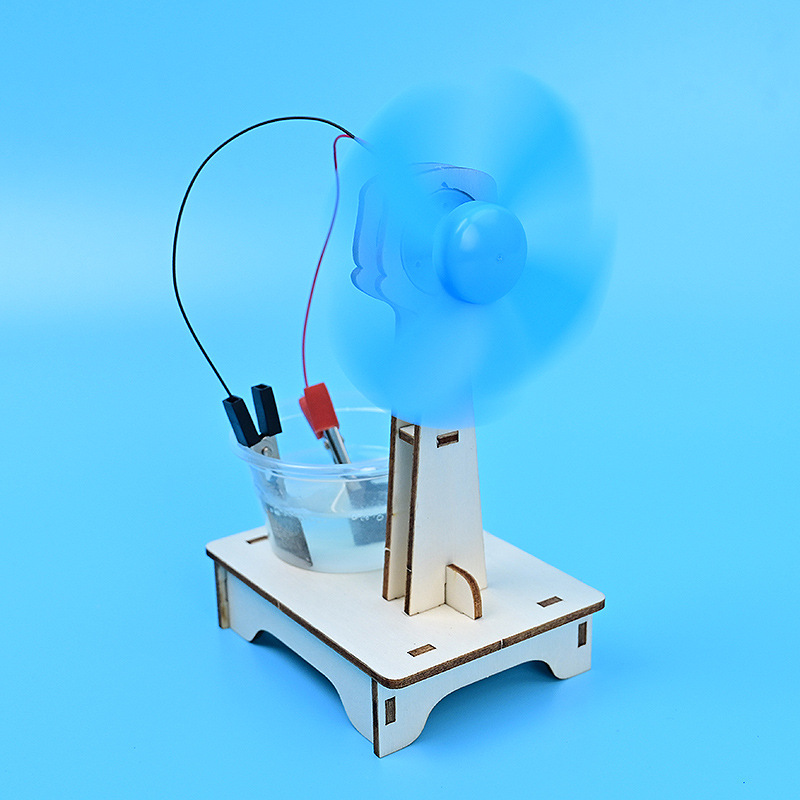 盐水风扇新能源发电科技小制作小学生手工diy科学实验steam推荐喵