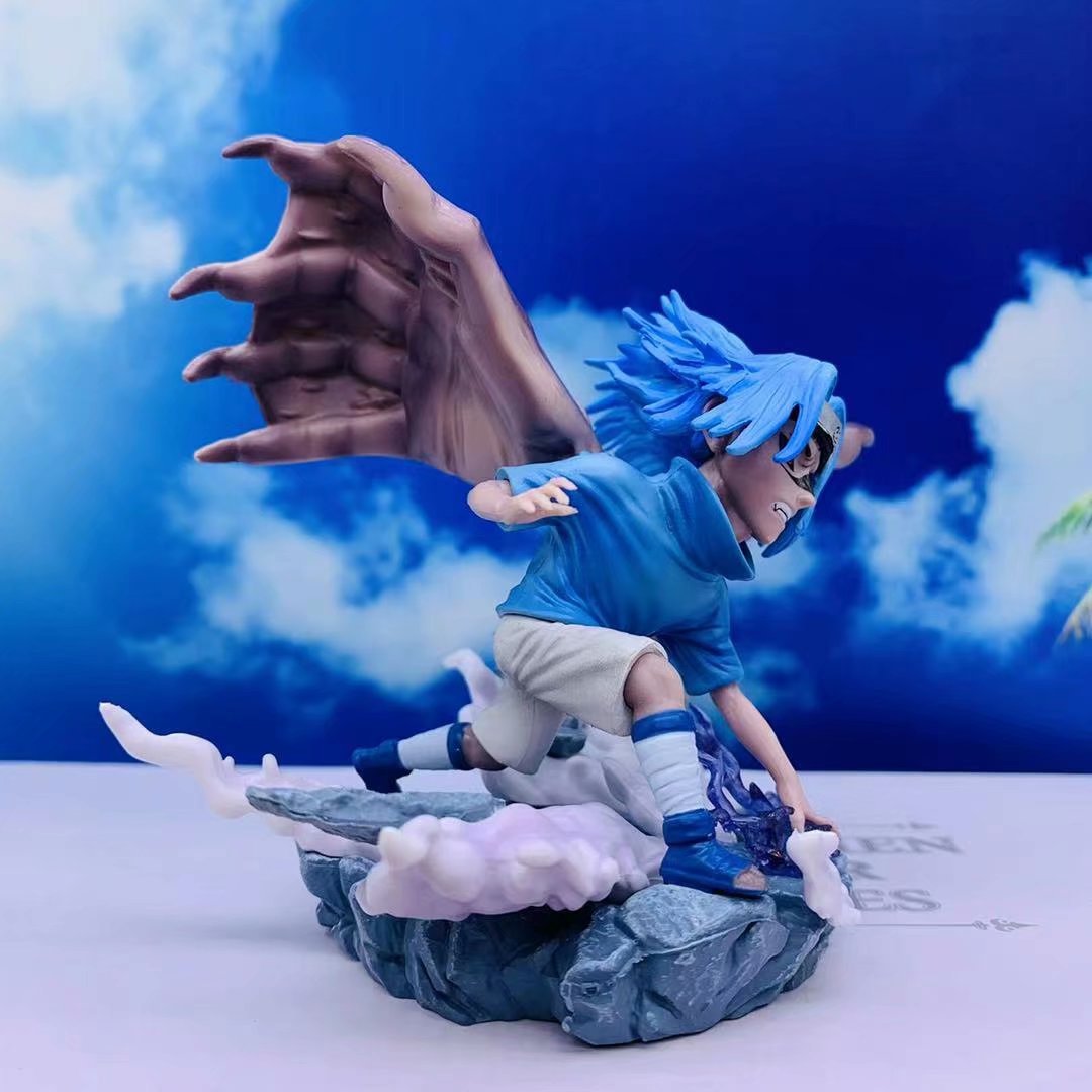 动漫周边 gk q版 咒印千鸟佐助 宇智波佐助 模型手办摆件