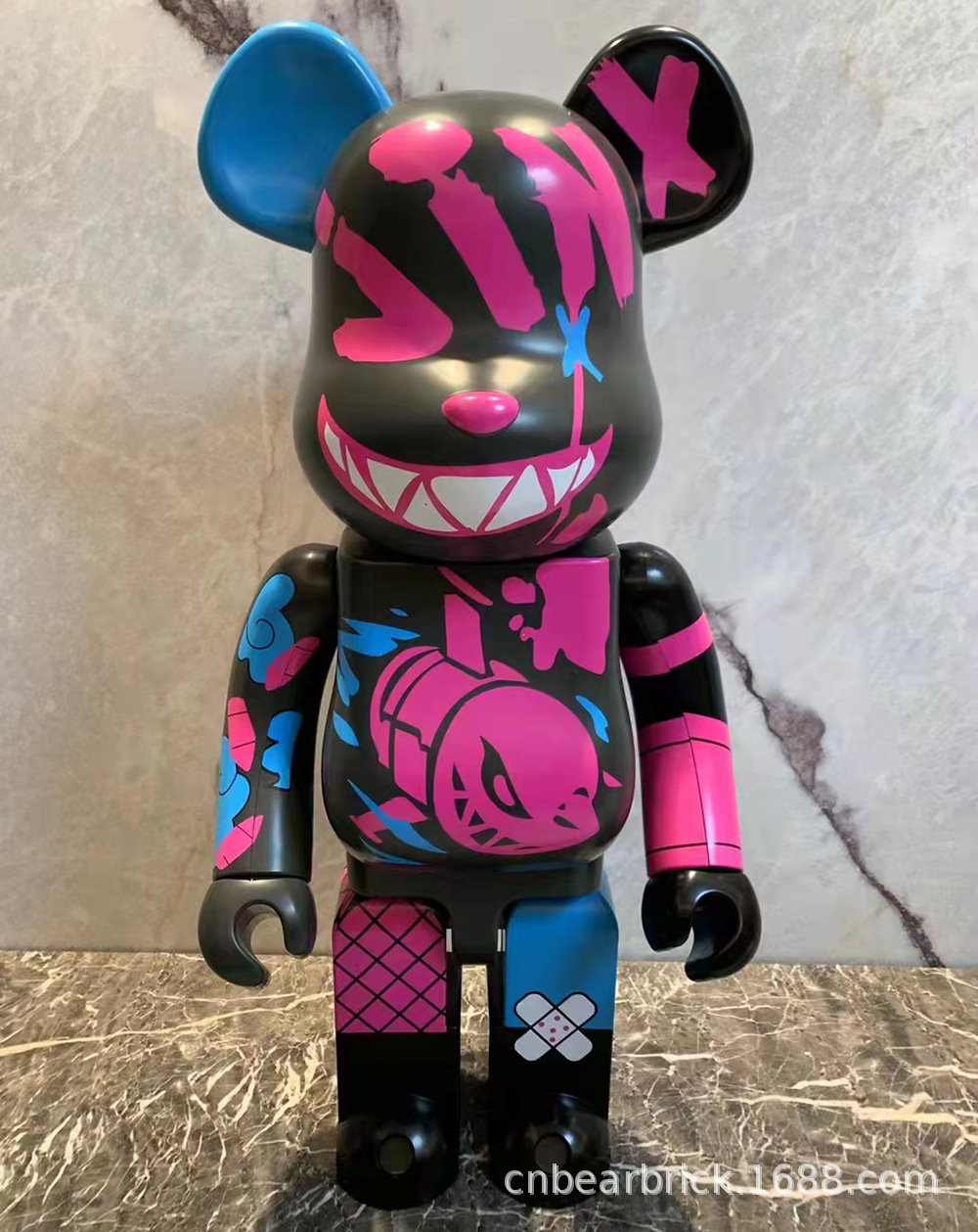 bearbrick1000pcm莱卡相机积木熊潮玩公仔暴力熊玩偶手办大摆件