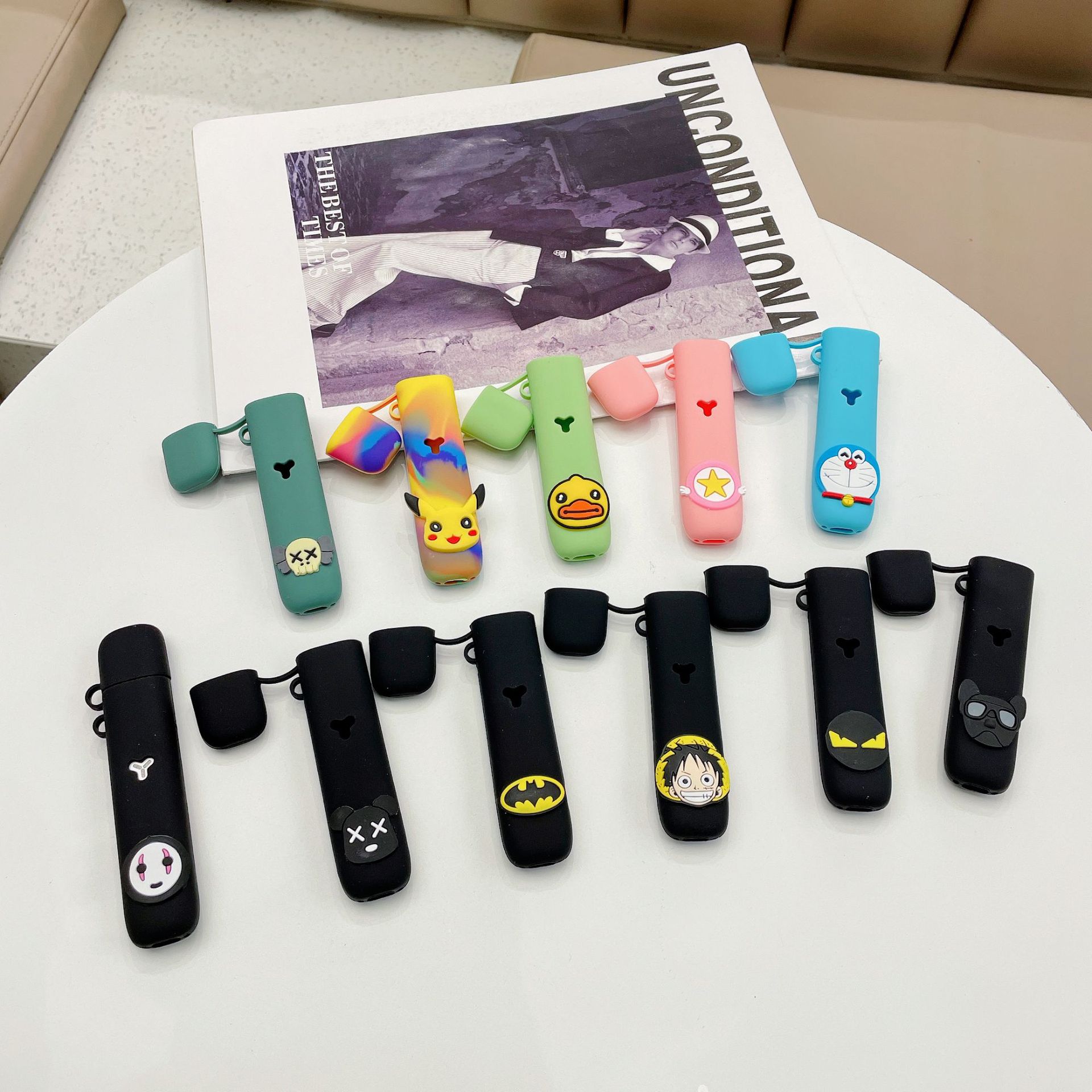 新款柚子五代pro保护套y ooz5代uni硅胶卡通套挂绳电子器烟杆盒套