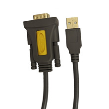 USB转RS232串口DB9针公头连接数据转接测试线1.5米