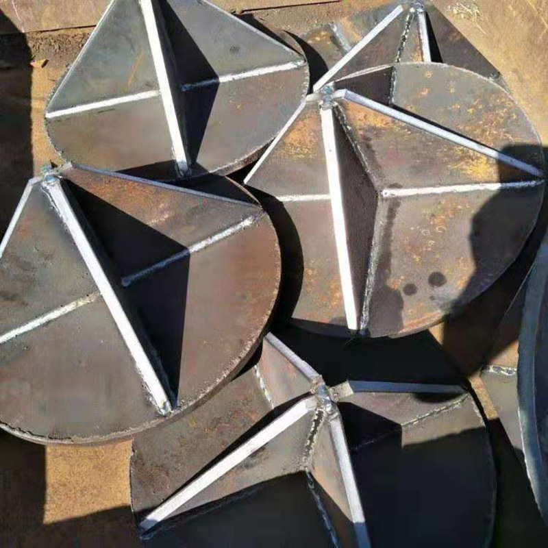 桩尖十字钢 十字建筑幕墙预埋件 桩帽靴桩尖 桩尖钢结构 钢桩尖
