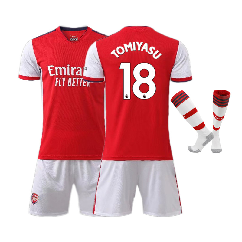 日本市场现货足球服18号富安健洋狼队川边骏球衣久保