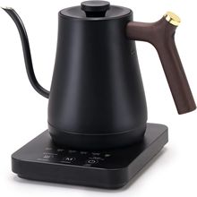 咖啡壶厂家订购跨境批发细嘴电热鹅颈壶手冲咖啡数码木纹水转印