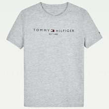 margiela风格马吉拉印花宽松短袖男女mm6联名tommy 刺绣重叠t恤潮