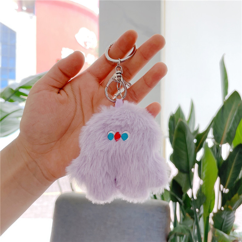 网红爆款可爱ins粉笨笨毛绒公仔 包包挂饰配件玩偶挂件钥匙坠批发