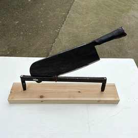 铡草刀锰钢铡刀铡草老式手工扎草小闸刀侧刀手动小型猪牛羊切草