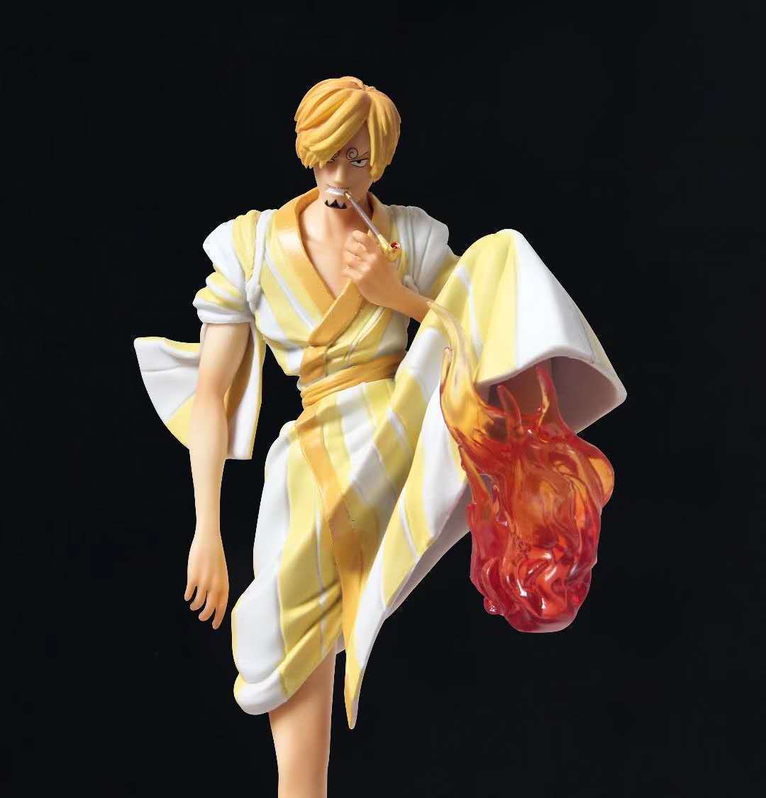 海贼王 和之国 和服 风腿山治 文斯莫克家族 gk 雕像 盒装手办