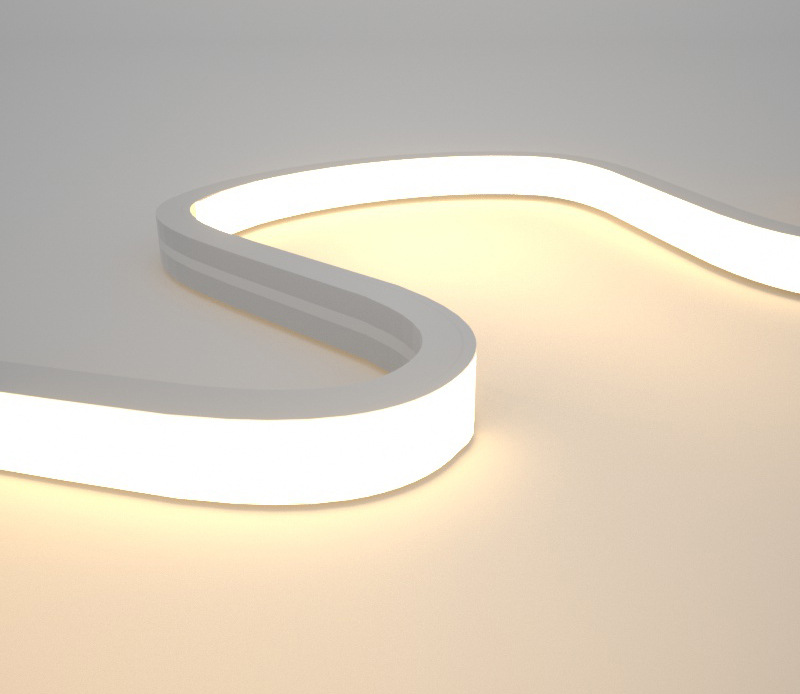 led硅胶线条灯嵌入式套管线型低压灯槽防水灯带弯曲造型柔性灯带