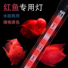 鱼缸灯led防水增艳红潜水照明水族箱增色龙鱼锦鲤罗汉鱼专用灯管