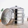 steamer commercial Stainless steel thickening Special thick Round Steaming grid Steamers Steamed stuffed bun household Manufactor wholesale