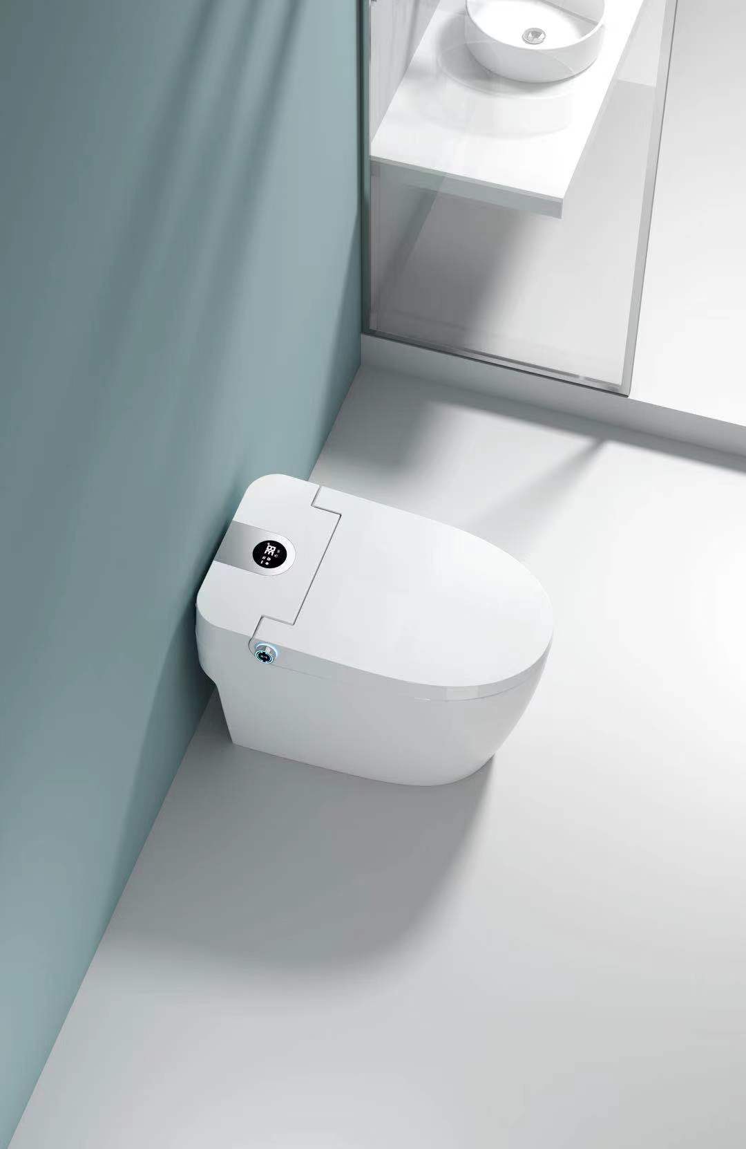 智能马桶无水压限制家用即热一体式坐便器语音泡泡全自动虹吸式