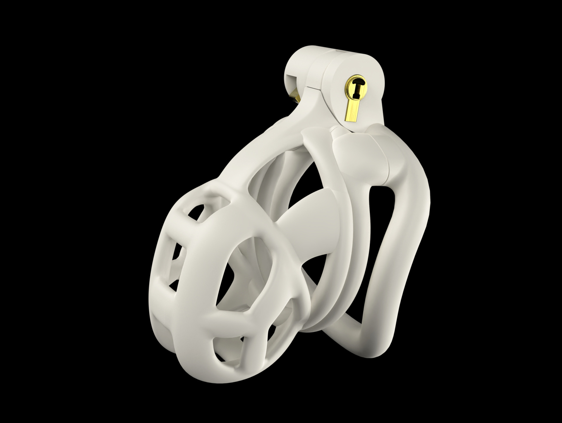 【清仓价35元】21款眼镜蛇2.0贞操锁黑色透气男用贞洁器情趣用品