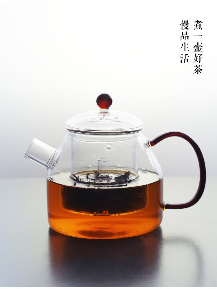 Large Capacity Full Glass Tea Steaming Pot Electric Ceramic Stove Tea Cooker Household Heat-Resistant Glass Kettle Teapot