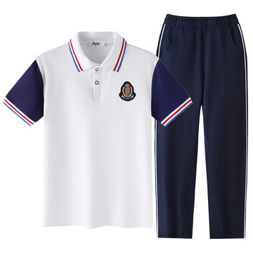 校服套装中学生学院风高中生毕业照班服初中运动会开幕式服装636