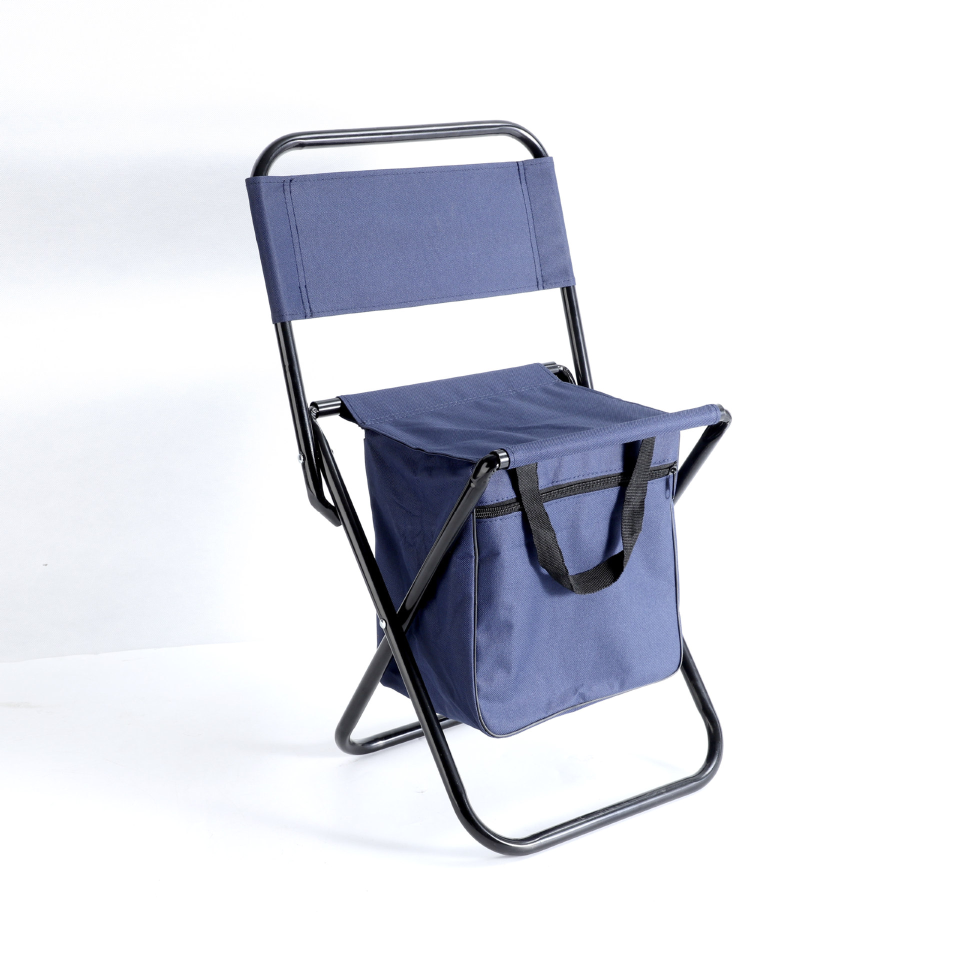 折叠靠背椅多用途便携式钓鱼可折叠椅户外防潮野营迷彩保温冰包凳