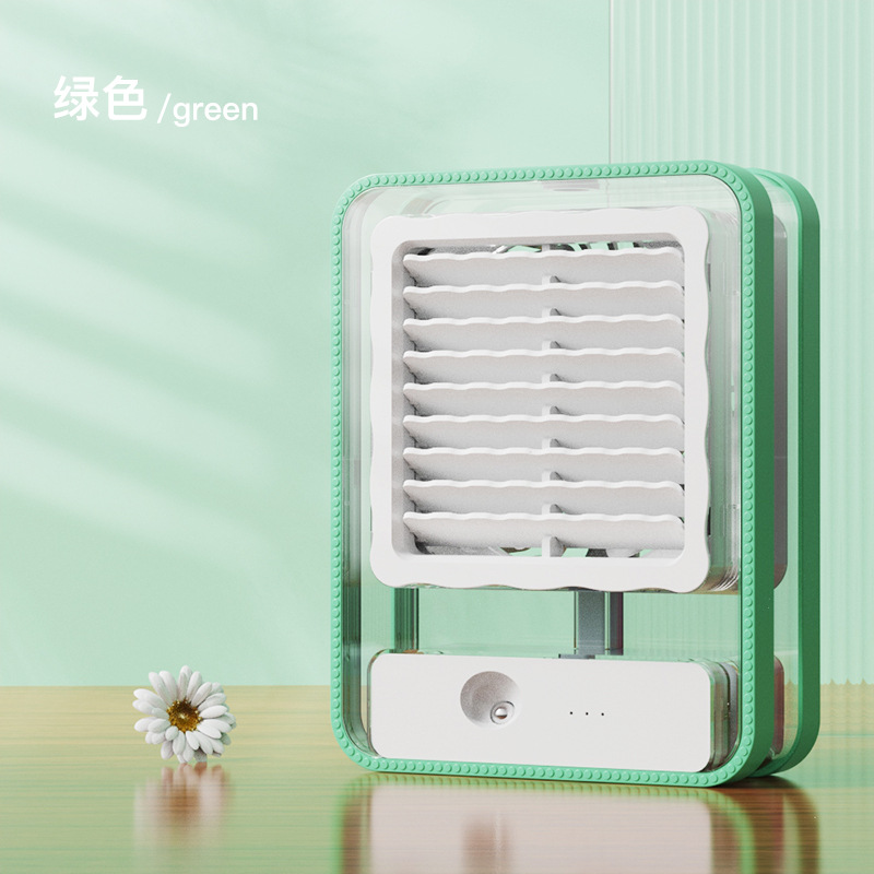 New Spray Little Fan Usb Small Portable Student Dormitory Electric Fan Office Desk Surface Panel Water Replenishing Device
