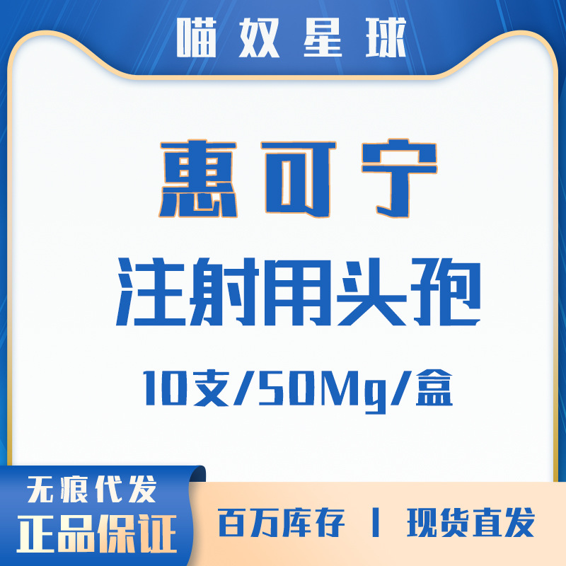 惠可宁齐鲁头孢噻呋喹肟猫狗四4代头孢【一件代发】-阿里巴巴