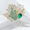 new pattern Maple leaves zircon Brooch grace temperament originality clothes Pin suit coat cheongsam Accessories Sternum Jewelry new pattern Maple leaves zircon Brooch grace temperament originality clothes Pin suit coat cheongsam Accessories Sternum Jewelry