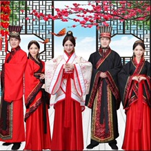 古装汉服男女成人唐服仙女公主情侣演出服襦裙广袖传统古典中国风