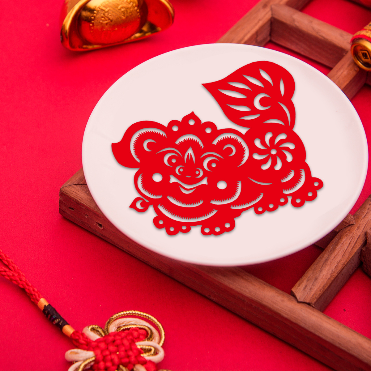 儿童春节剪纸8196新年趣味手工玩具牛福字窗花剪纸-阿里巴巴